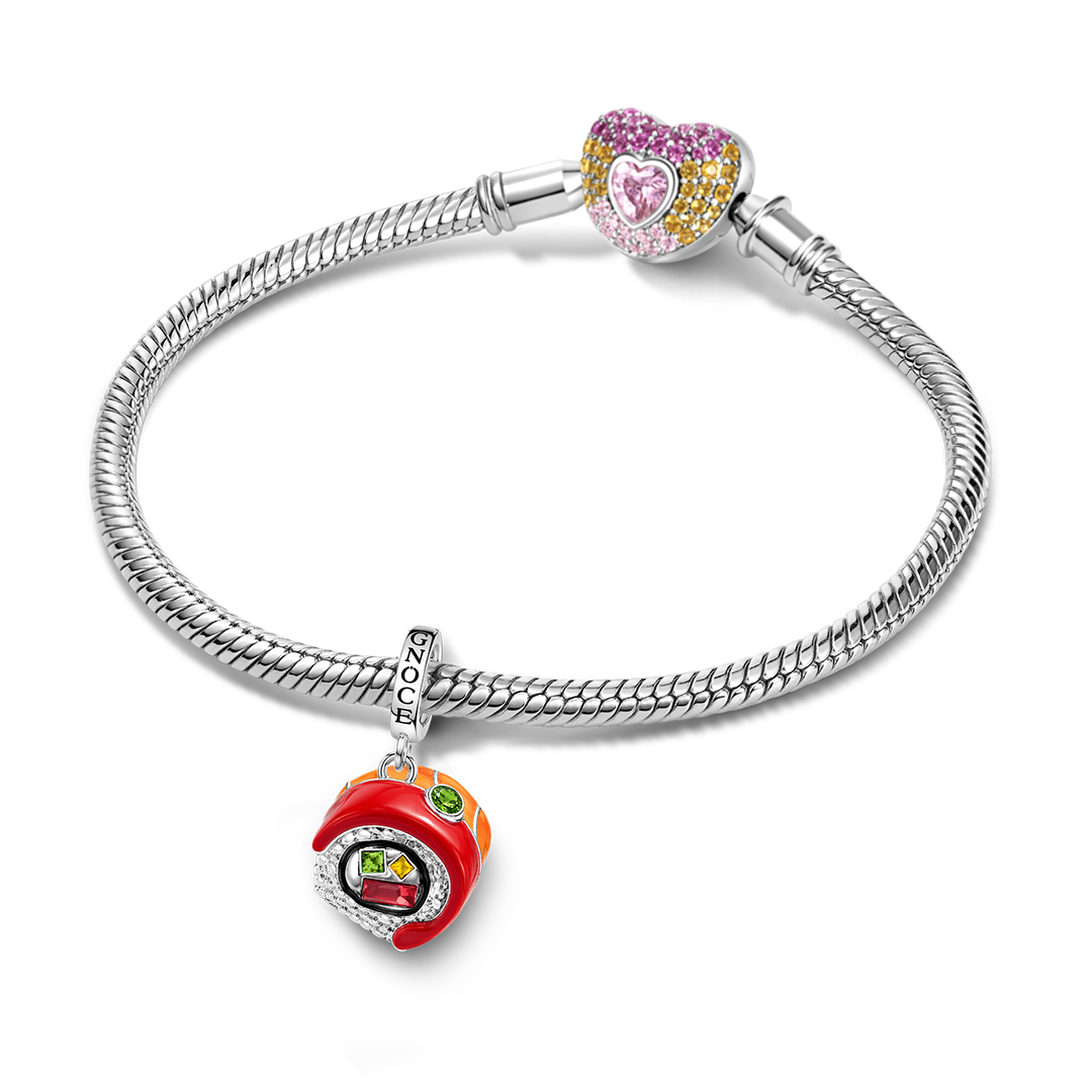 Gnoce Japanese Sushi Charm Platinum-plated Silver Blend_3