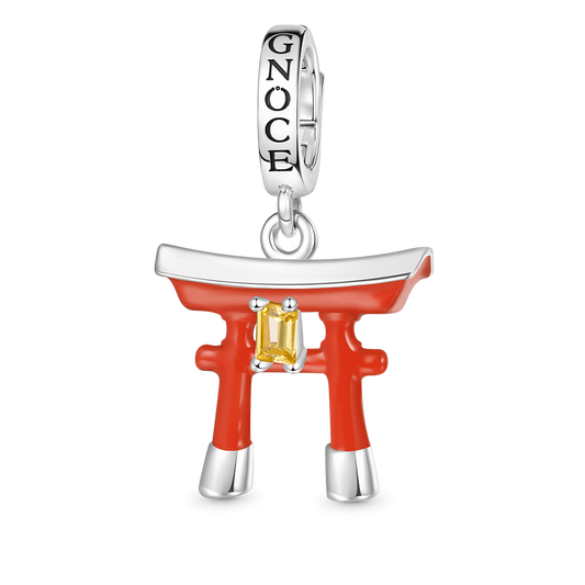 Gnoce Japanese Torii Gate Pendant Dangle Charm_1