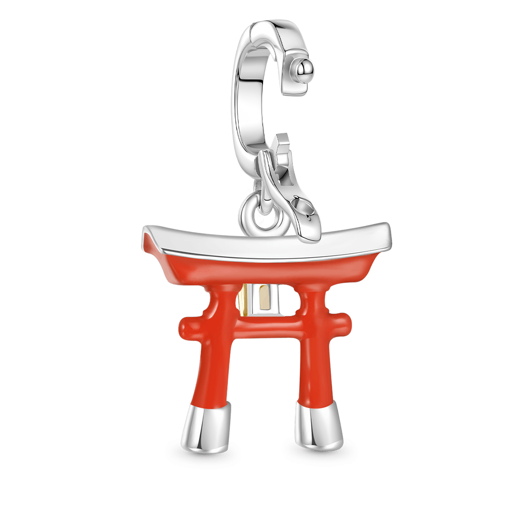 Gnoce Japanese Torii Gate Pendant Dangle Charm_5