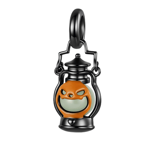 Gnoce Glow-in-the-dark Halloween Pumpkin Lantern Dangle Charm Lead-free ECO Copper_1