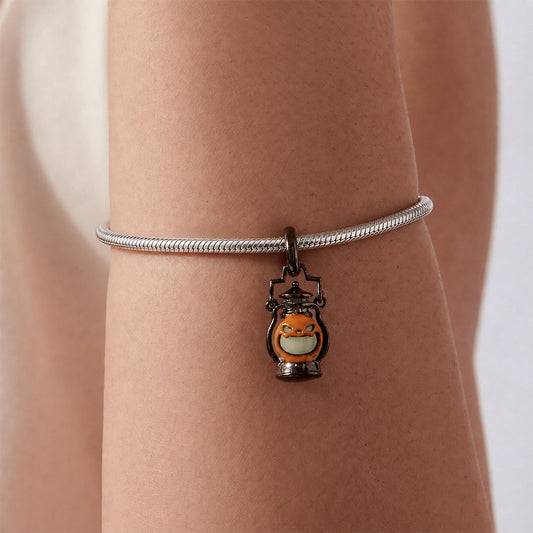 Gnoce Glow-in-the-dark Halloween Pumpkin Lantern Dangle Charm Lead-free ECO Copper_3