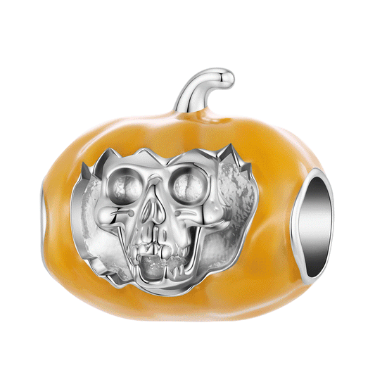 Gnoce Glow-in-the-dark Halloween Skull Pumpkin Bead Lead-free ECO Copper_1