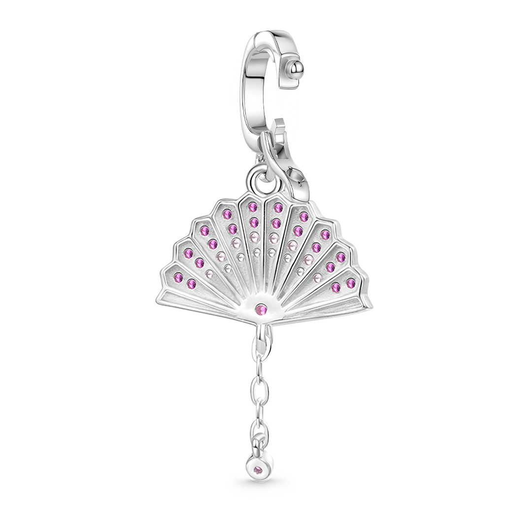 Gnoce Sparking Fan Pendant Dangle Charm_4