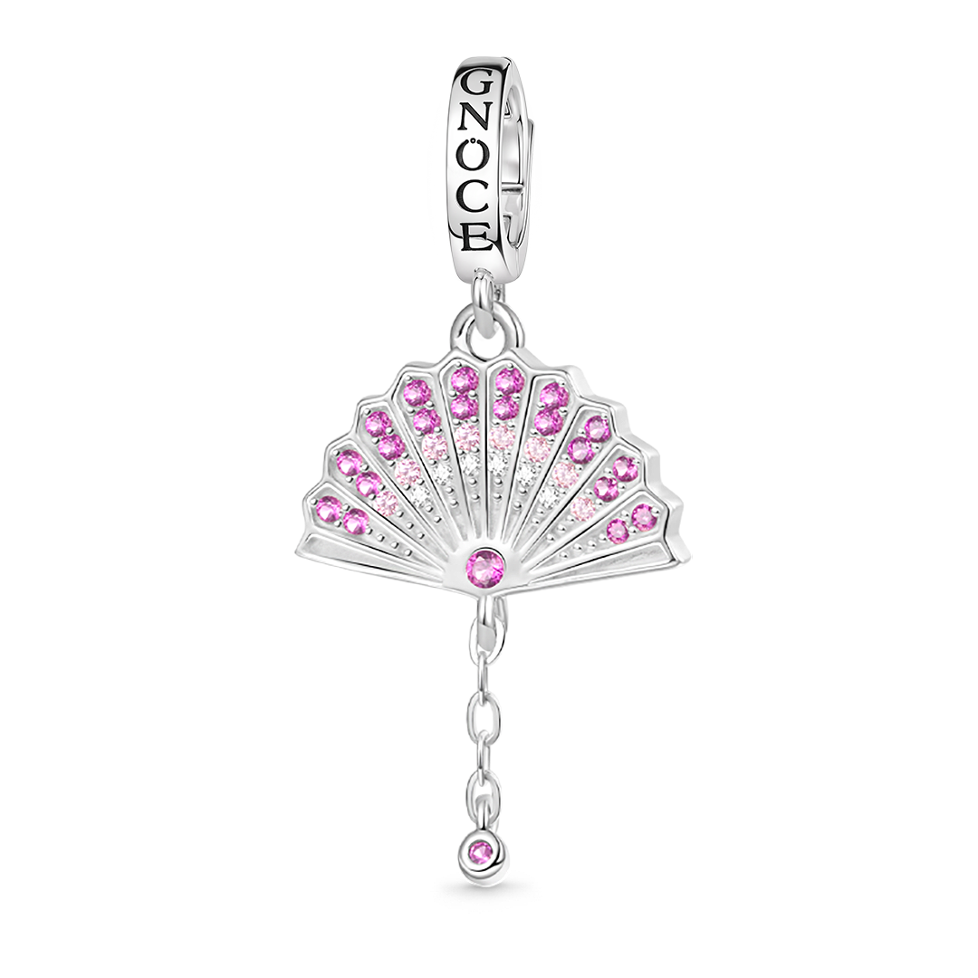 Gnoce Sparking Fan Pendant Dangle Charm_1