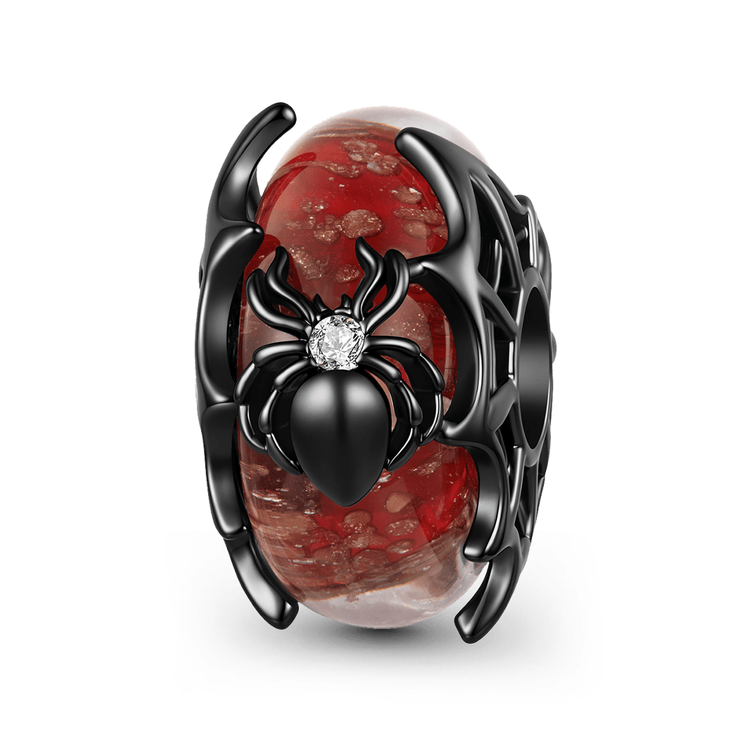 Gnoce Halloween Black Spider Bead Lead-free ECO Copper_1