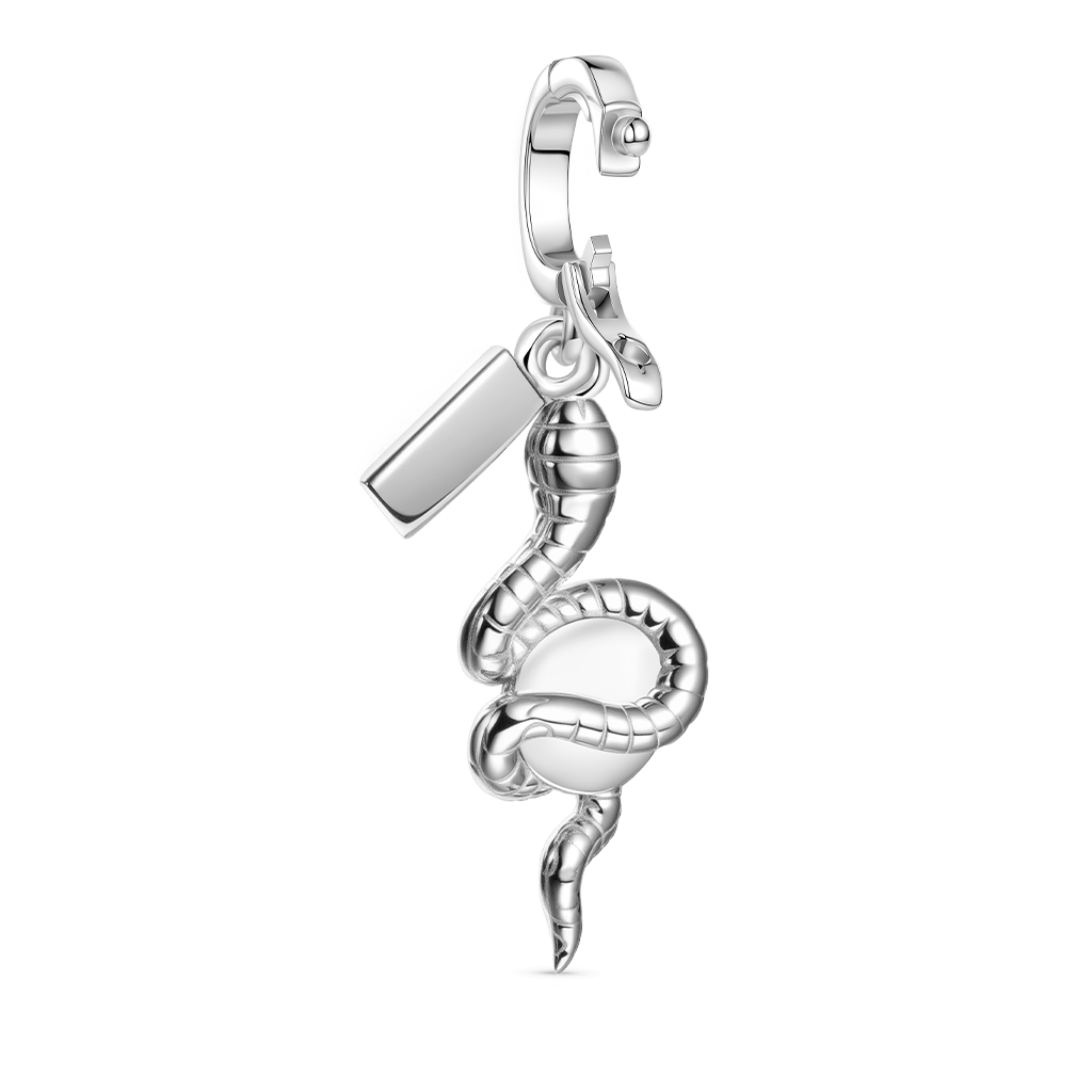 Gnoce Lucky Snake Pendant Dangle Charm_4