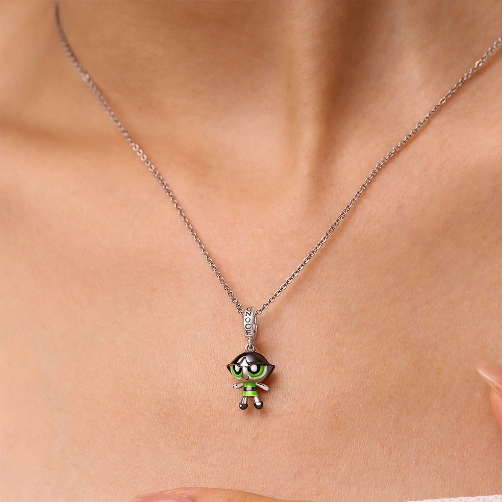 Gnoce The Powerpuff Girls Buttercup Pendant Dangle Charm_2