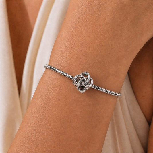 Gnoce Halloween Ouroboros Snake Bead 925 Sterling Silver_2