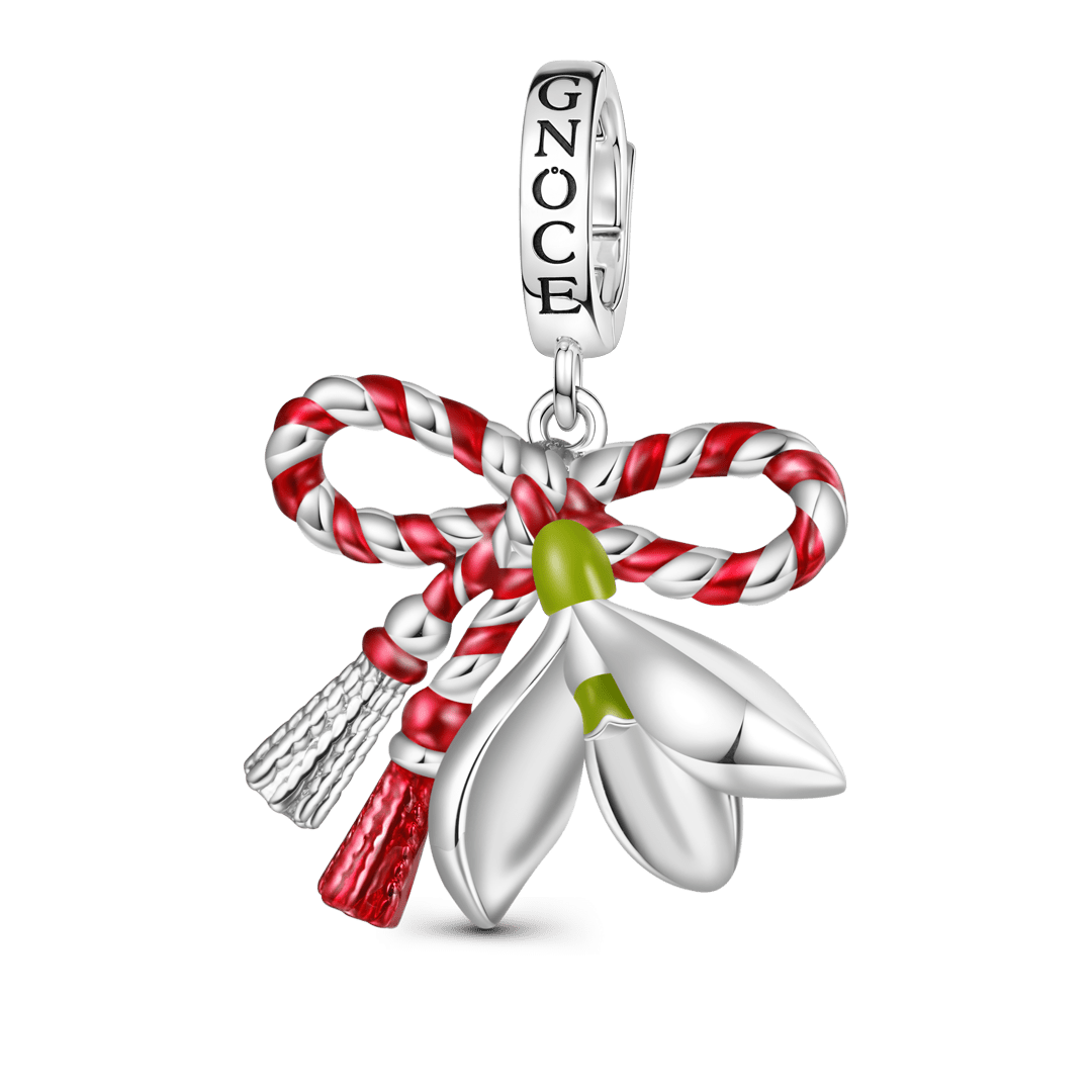Gnoce March Martisor Flower Lucky Pendant Dangle Charm_1