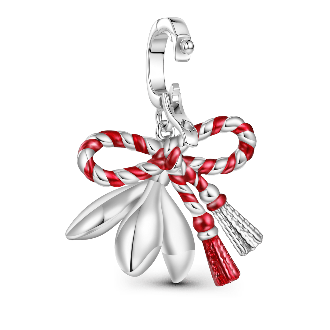 Gnoce March Martisor Flower Lucky Pendant Dangle Charm_5