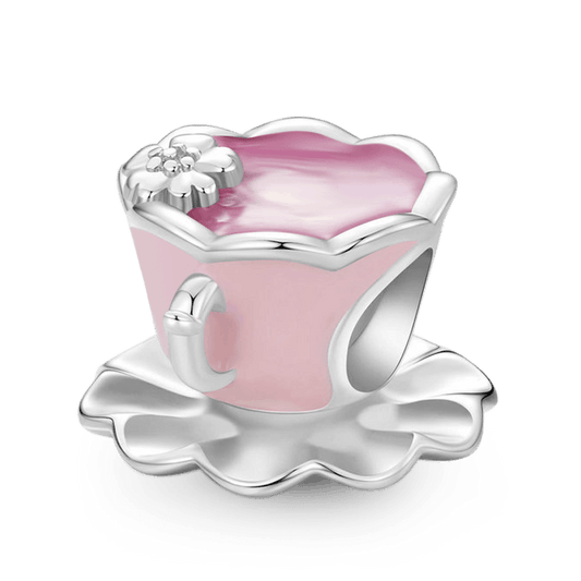 Gnoce Pink Flower Tea Cup Charm_1