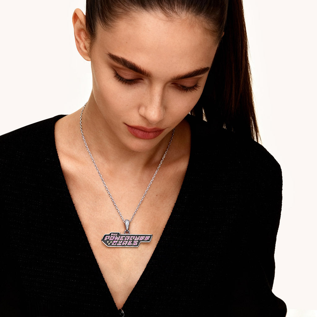 Gnoce The Powerpuff Girls Logo Pendant Necklace_3