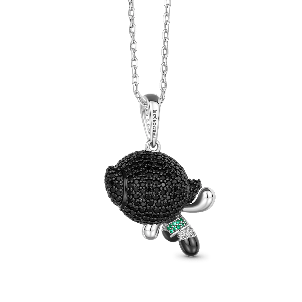 Gnoce The Powerpuff Girls Buttercup Charm Pendant Necklace_4