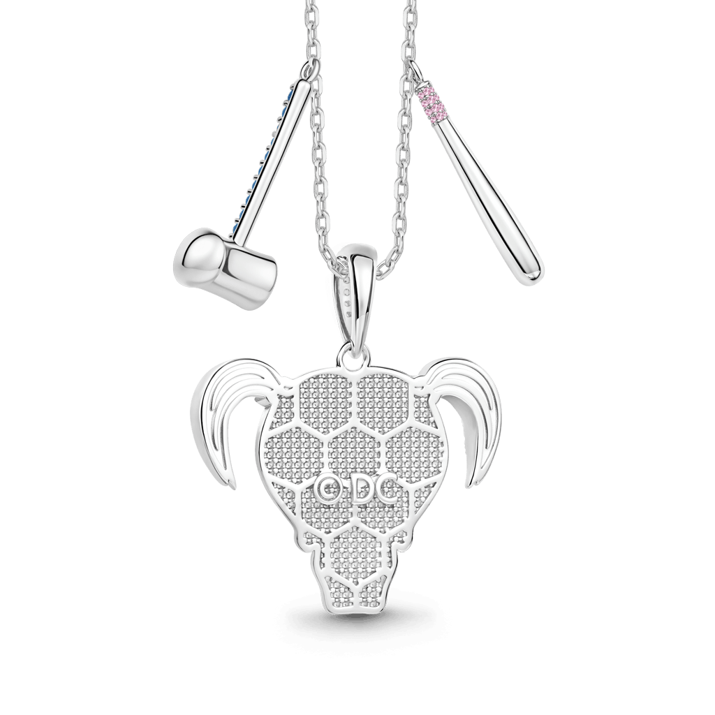 Gnoce DC Suicide Squad Harley Quinn Pendant Necklace_4
