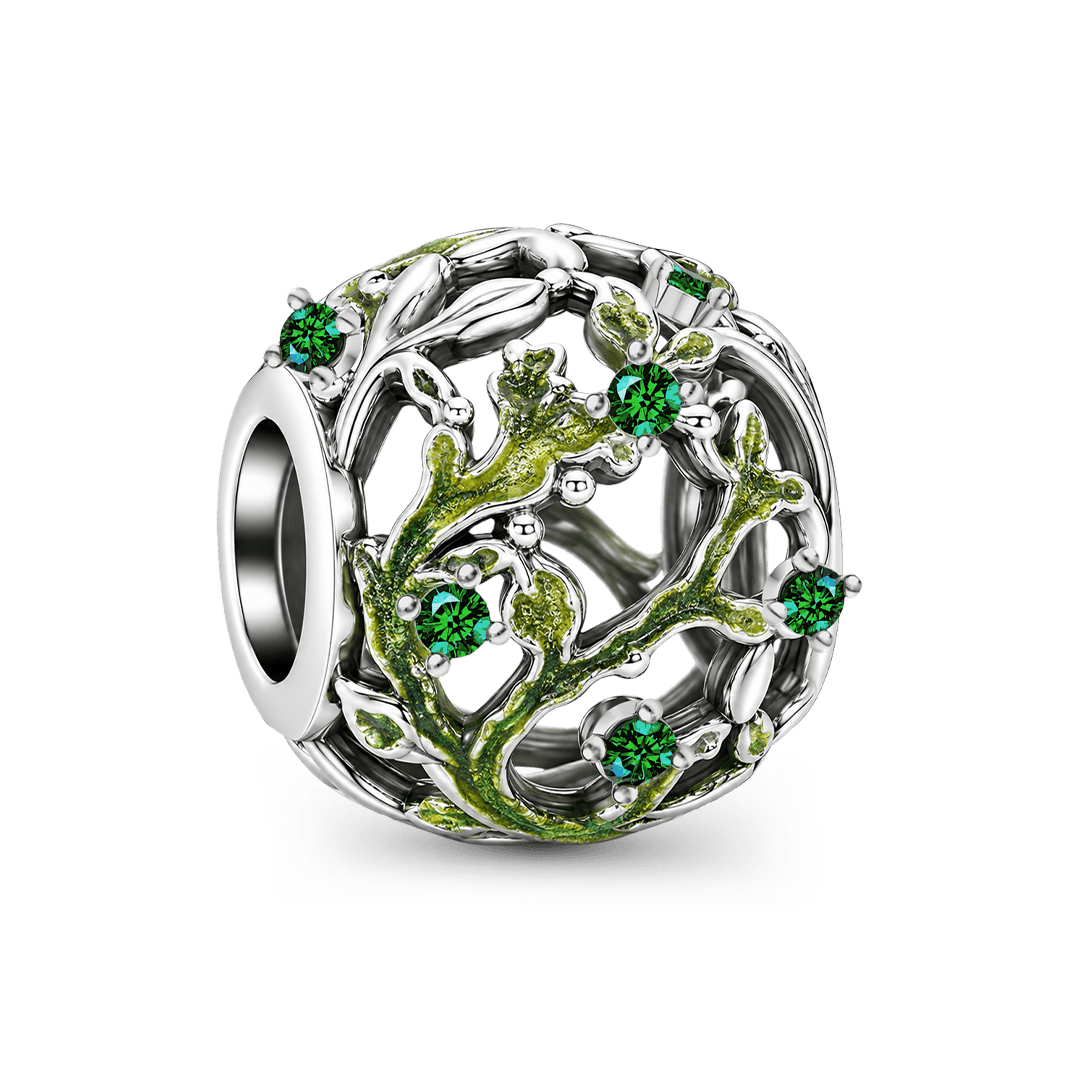 Gnoce The Unseen Moss Bead Platinum-plated Silver Blend_6