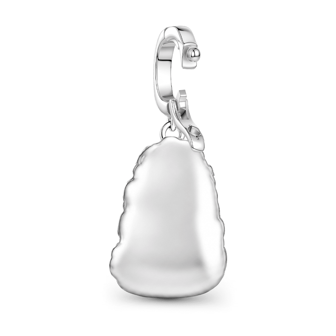 Gnoce The Unseen Moss Clasp Dangle Charm Platinum-plated Silver Blend_6