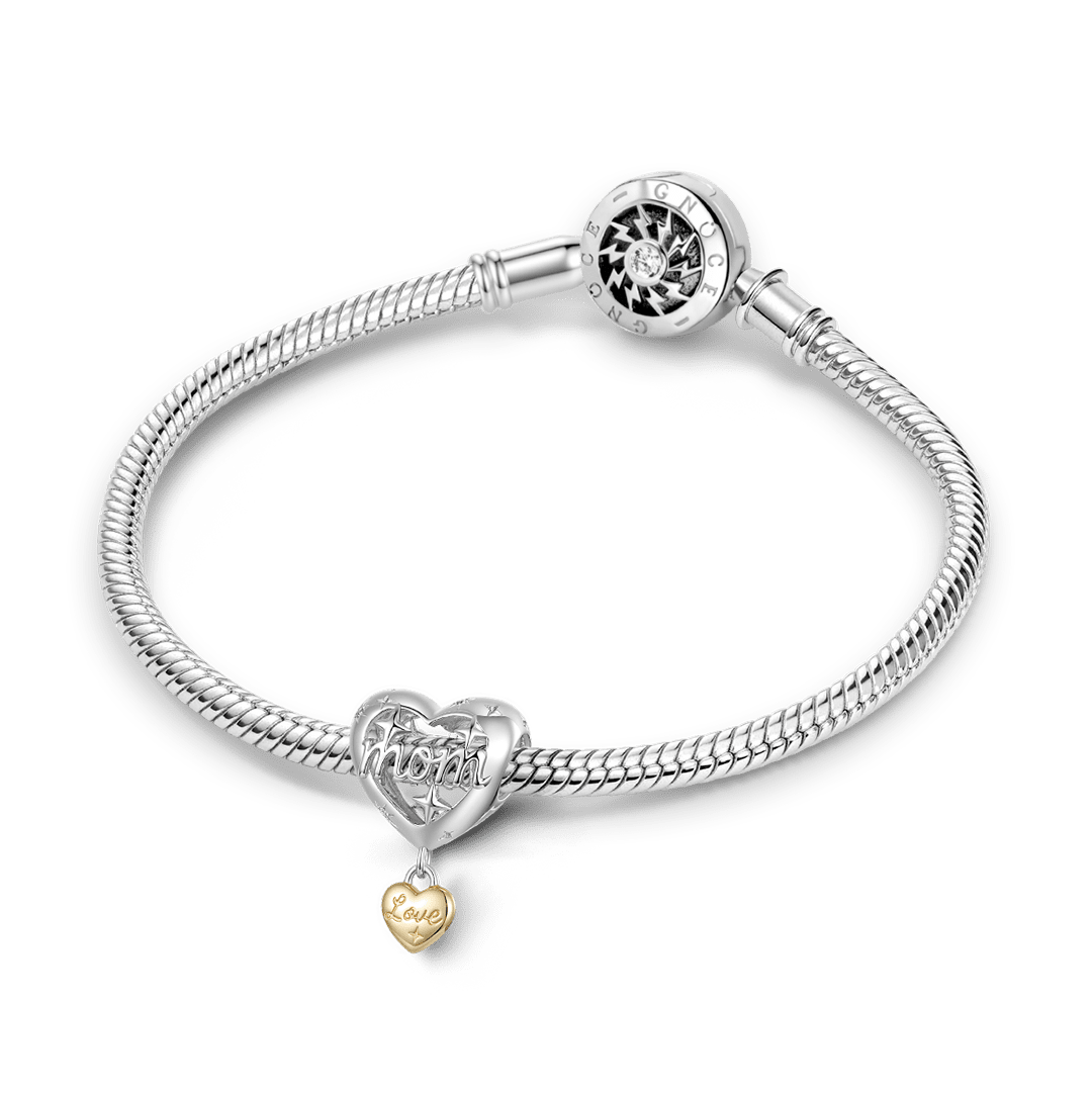 Gnoce Mom Heart Pattern Bead Charm_4