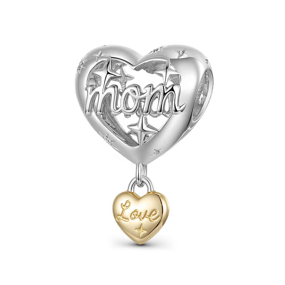 Gnoce Mom Heart Pattern Bead Charm_1