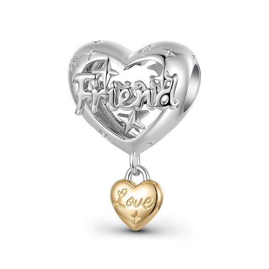 Gnoce Friend Heart Pattern Bead Charm_1