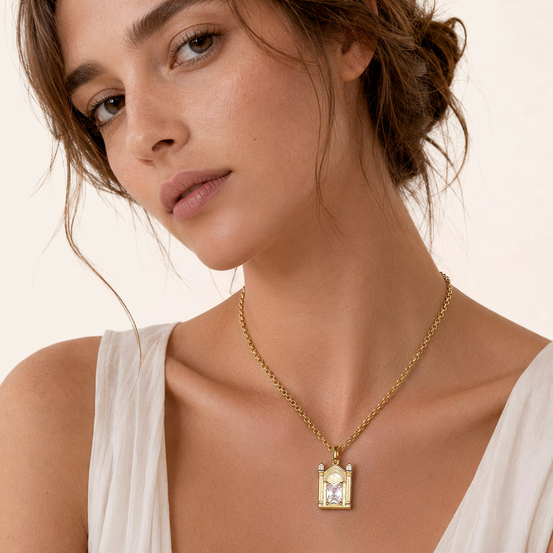 Gnoce Harry Potter Mirror of Erised Necklace_3