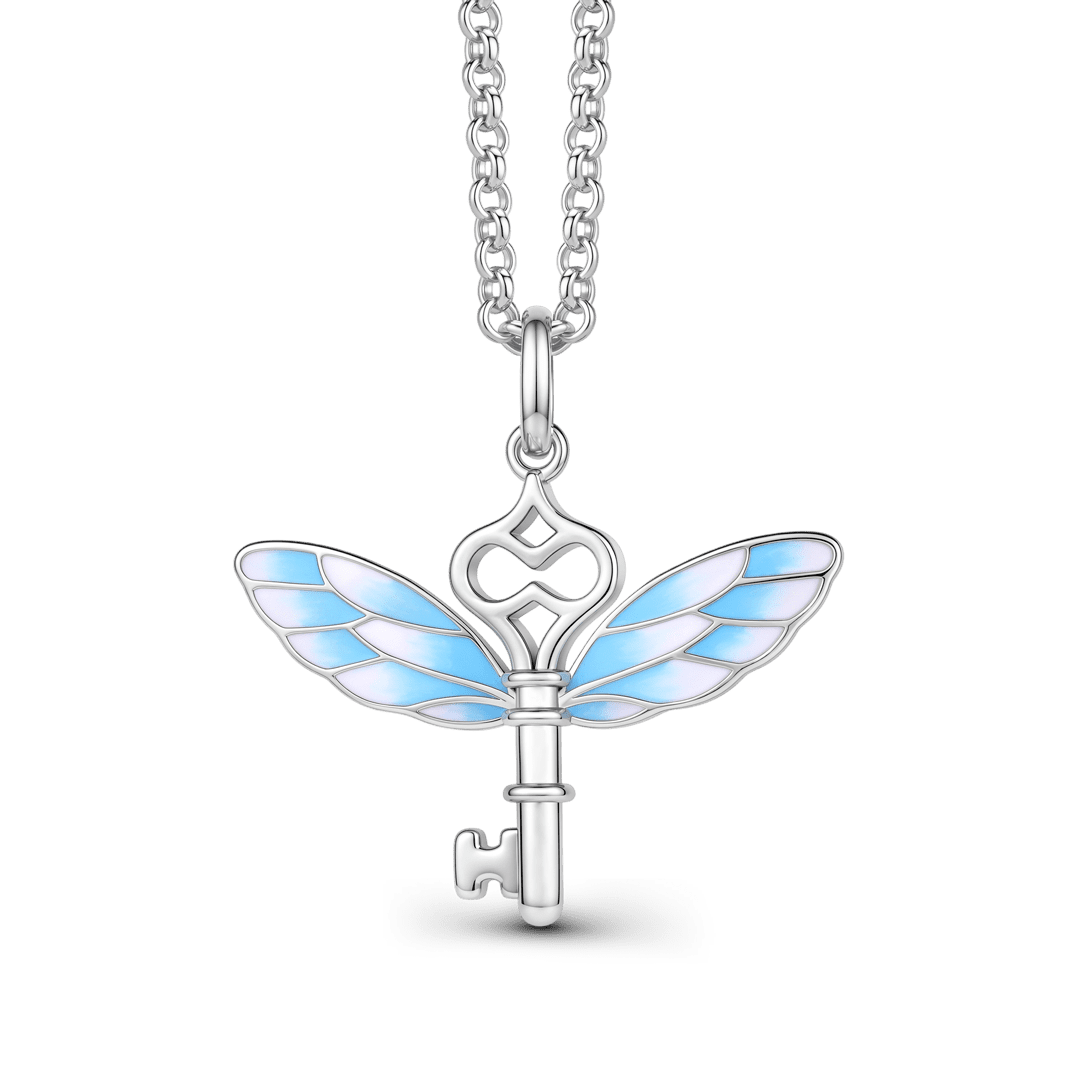 Gnoce Harry Potter Glow‑in‑the‑Dark Winged Flying Key Necklace_1