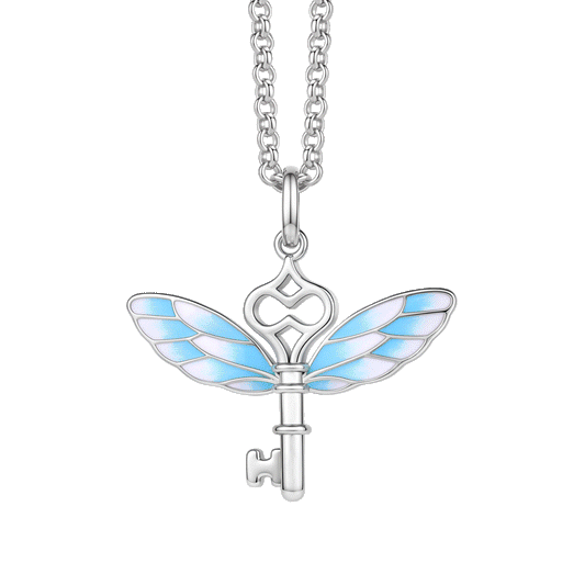 Gnoce Harry Potter Glow‑in‑the‑Dark Winged Flying Key Necklace_1