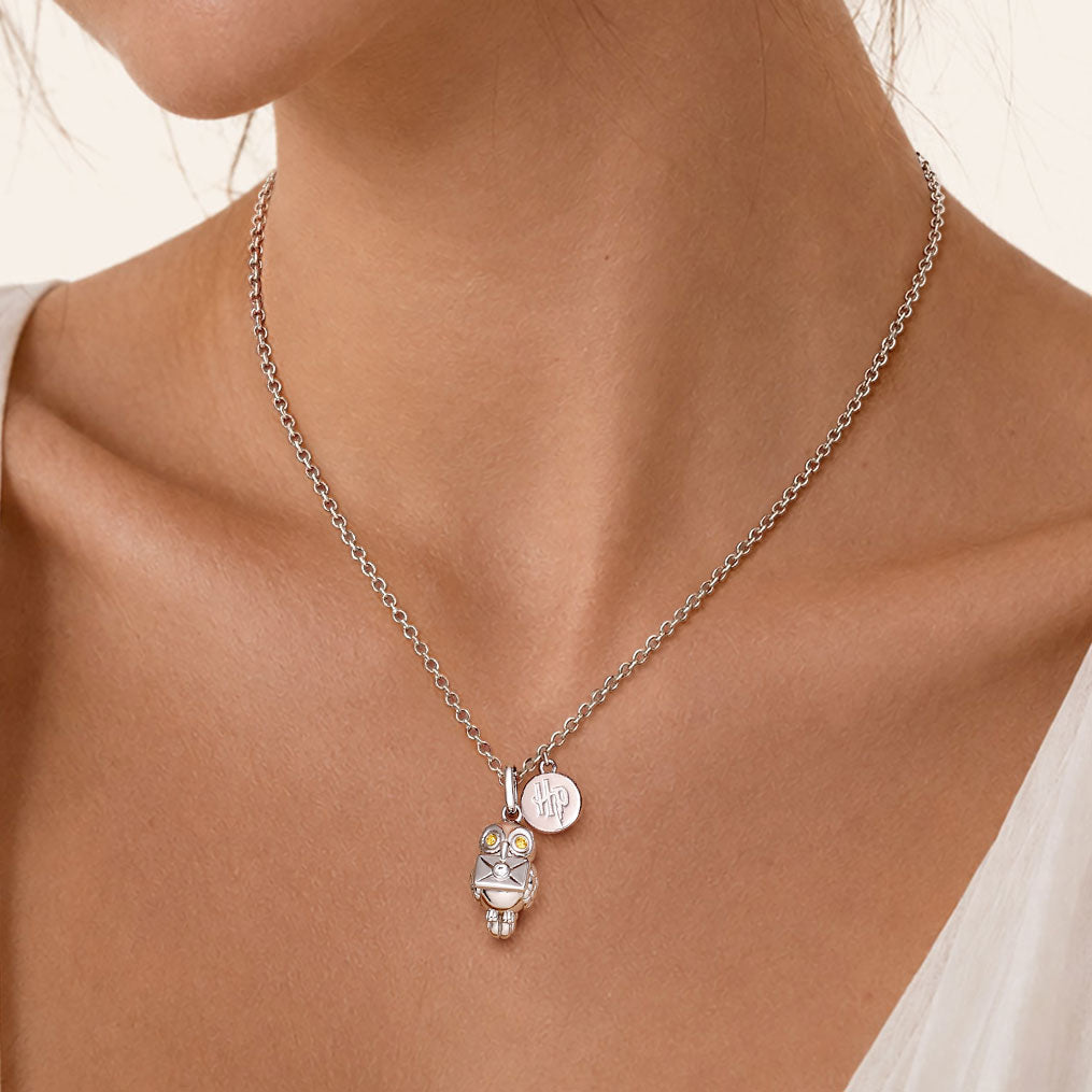 Gnoce Harry Potter Hedwig Owl Necklace_2