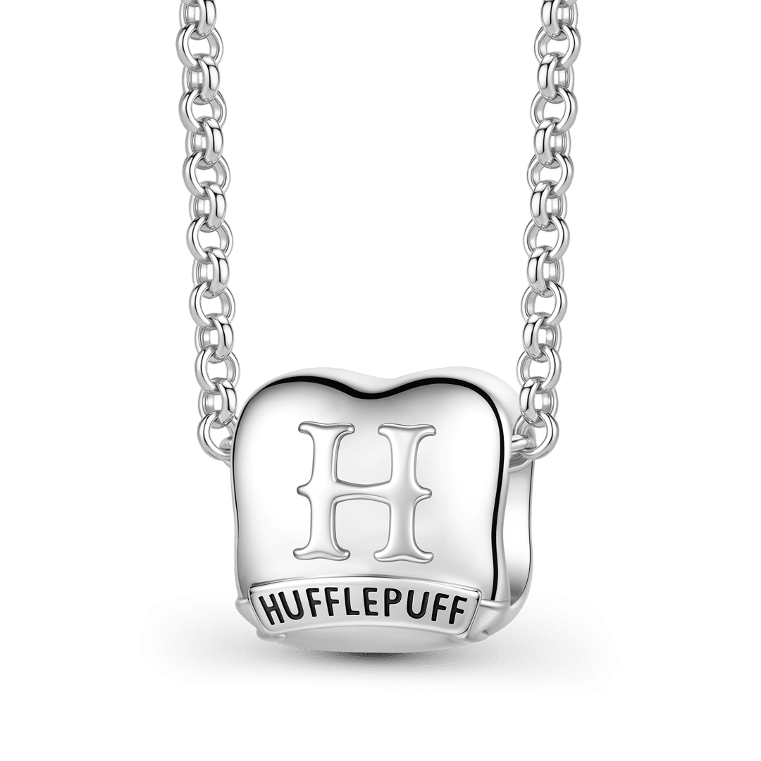 Gnoce Harry Potter Hufflepuff House Letter H Necklace_1