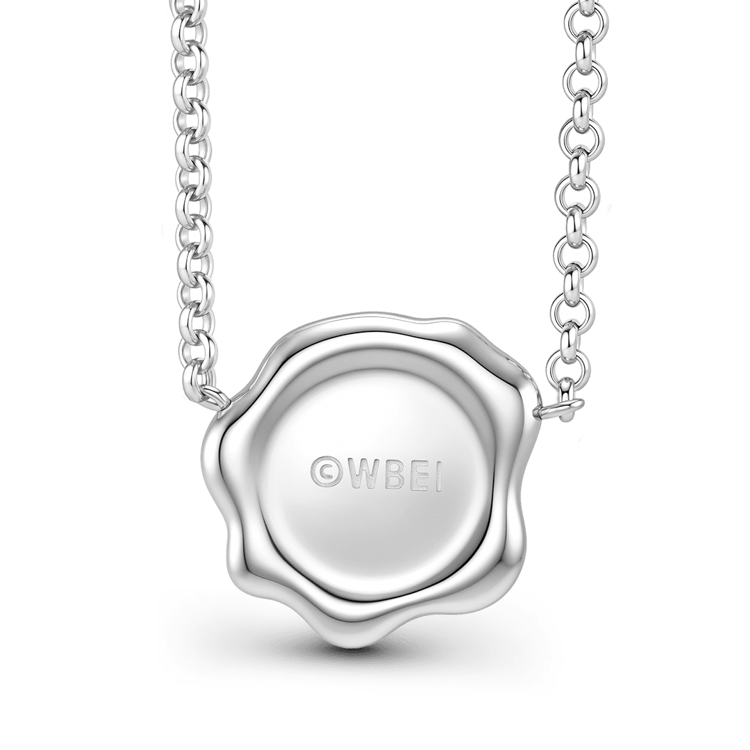 Gnoce Harry Potter Hogwarts H Wax Seal Silver‑Tone Necklace_4