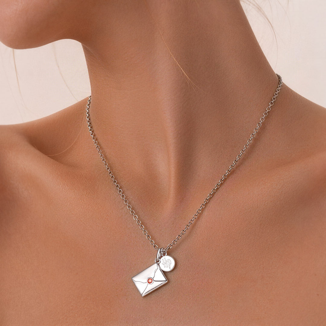Gnoce Harry Potter Hogwarts Acceptance Letter Necklace_2