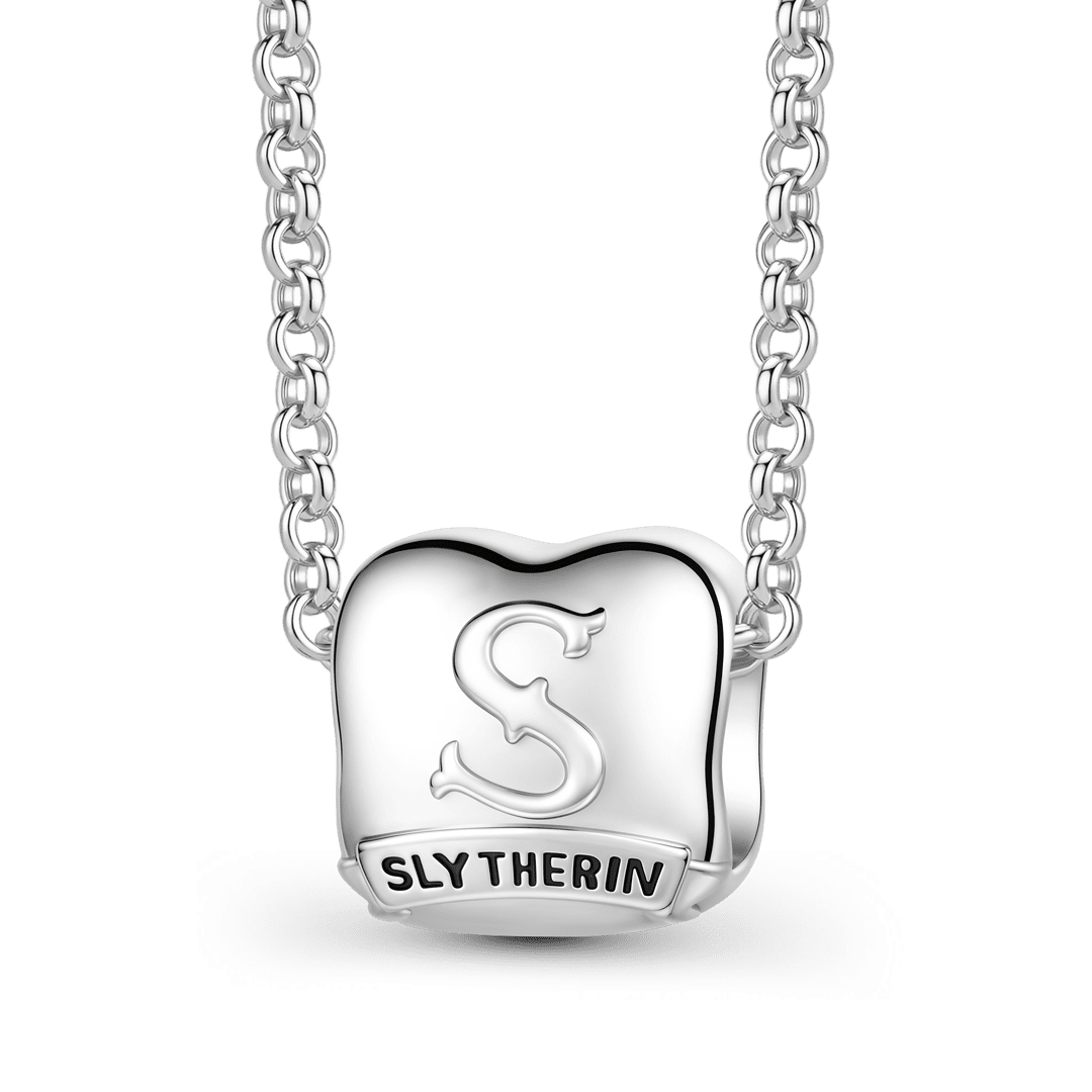 Gnoce Harry Potter Slytherin House Letter S Necklace_1