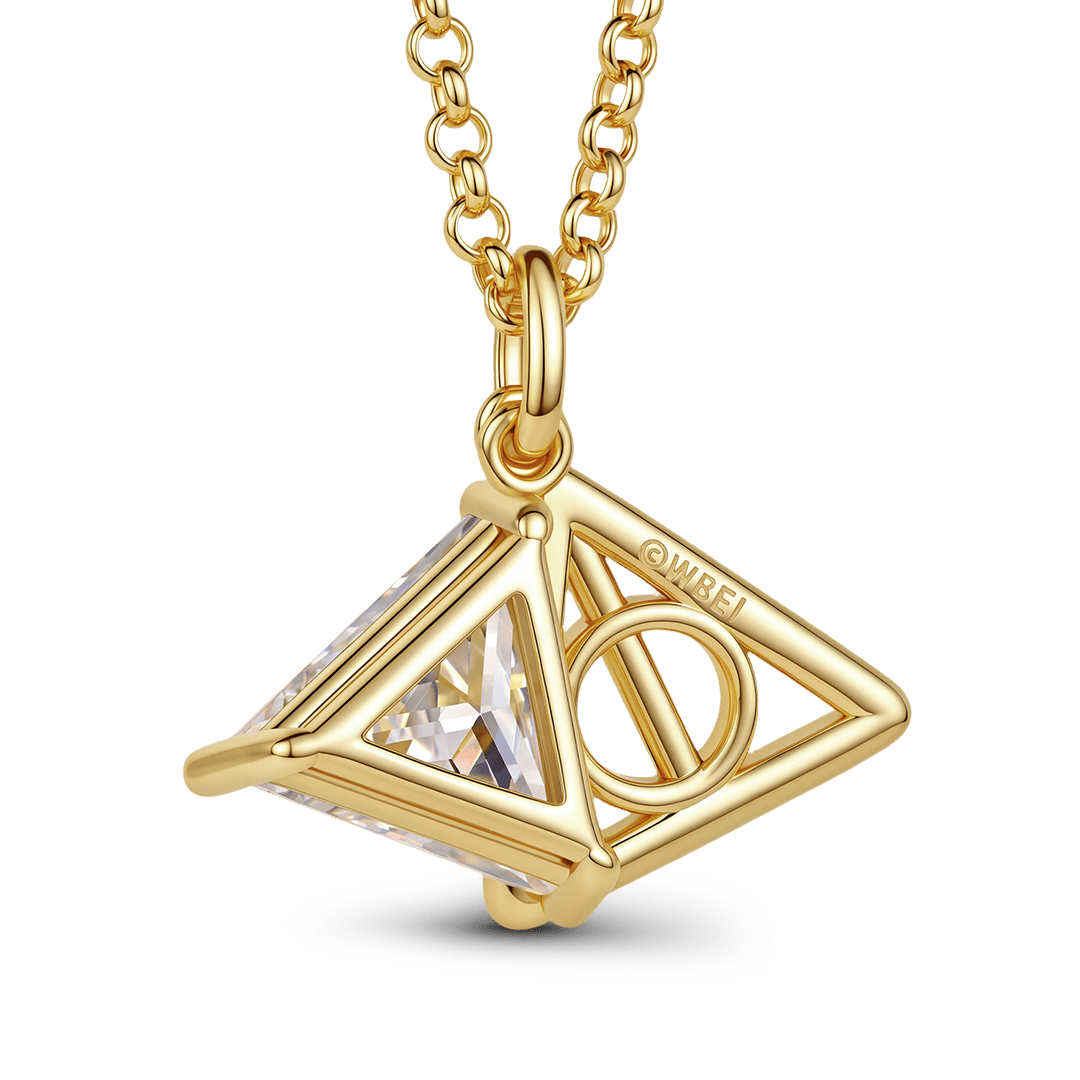 Gnoce Harry Potter Deathly Hallows Triangle Necklace_4