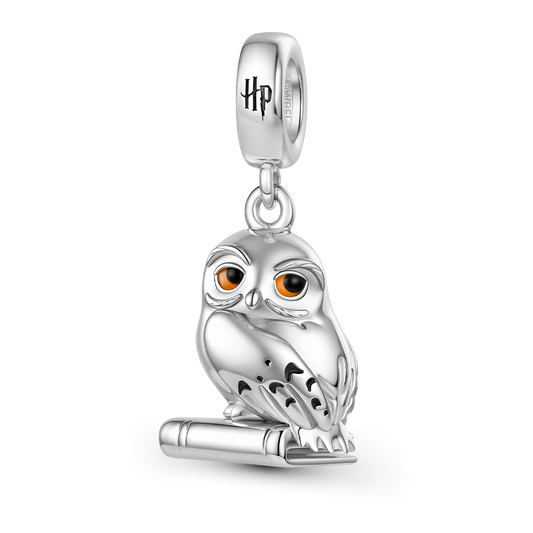 Gnoce Harry Potter Hedwig Owl on Book Dangle Charm_1