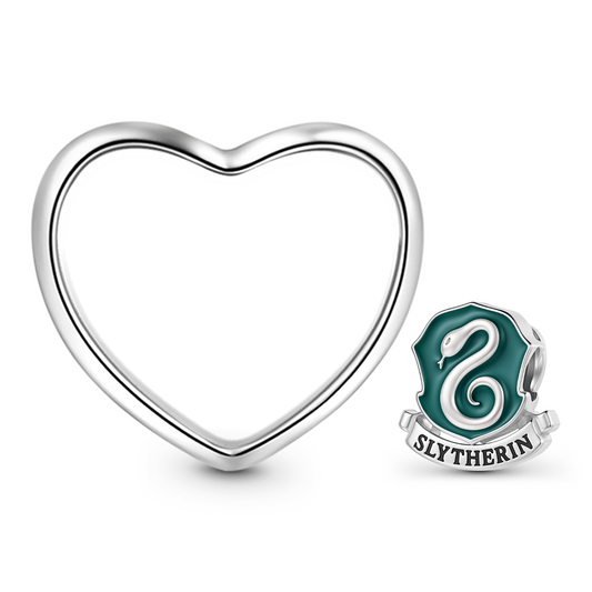 Gnoce Harry Potter Slytherin House Crest Serpent Photo Custom Bead_4