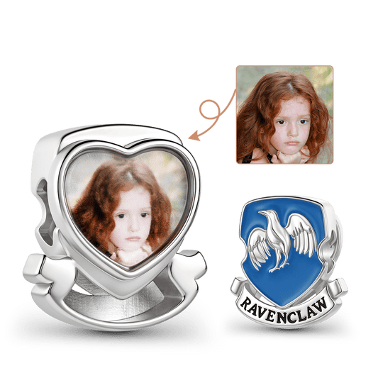 Gnoce Harry Potter Ravenclaw House Crest Eagle Photo Custom Bead_1