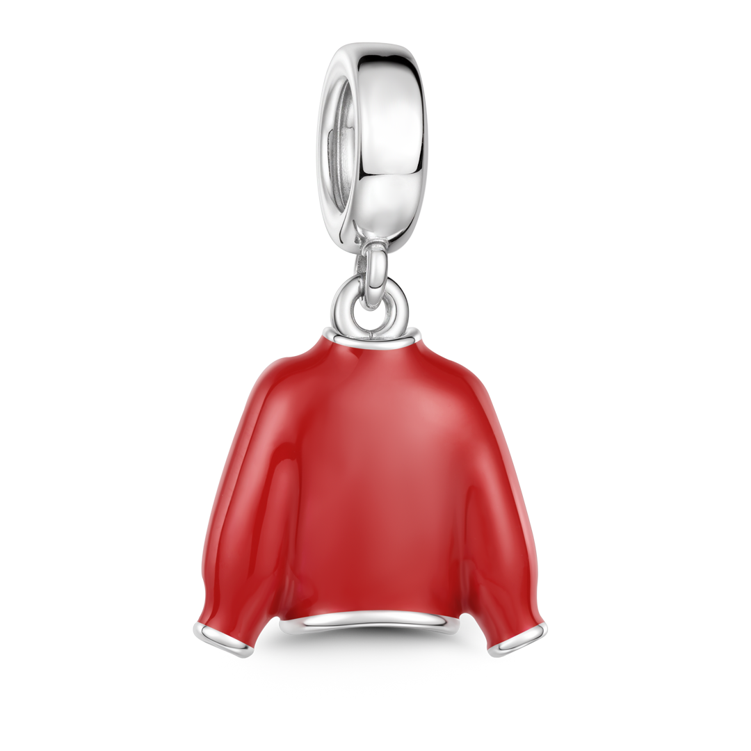 Gnoce Harry Potter Weasley Red R Letter Sweater Dangle Charm_5