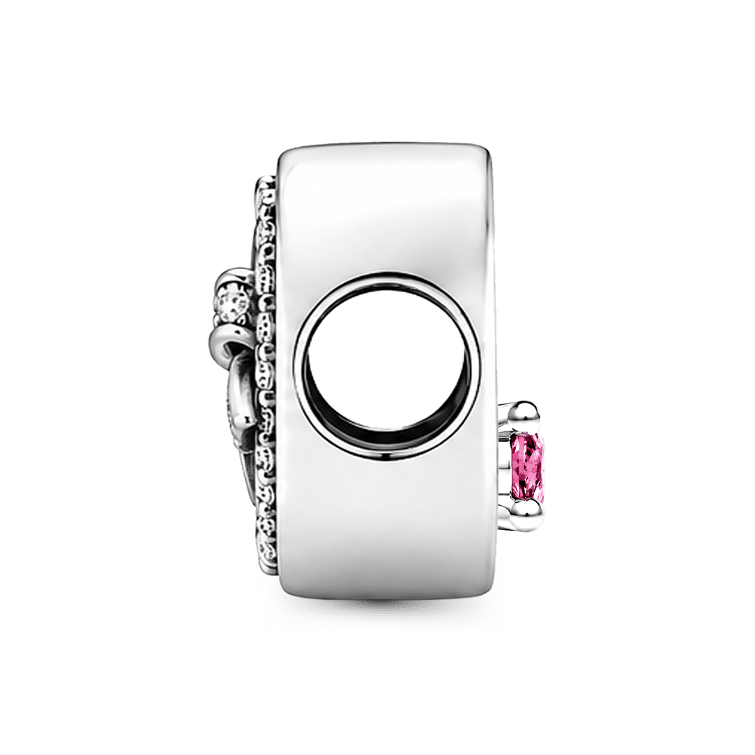 Gnoce Parent-child Custom Birthstone & Name Heart Bead Platinum-plated Silver Blend_3