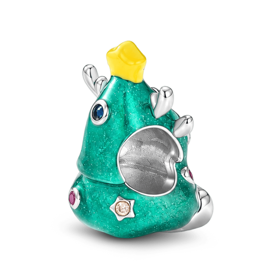 Gnoce Bear Christmas Tree Outfit Pattern Bead Charm_5