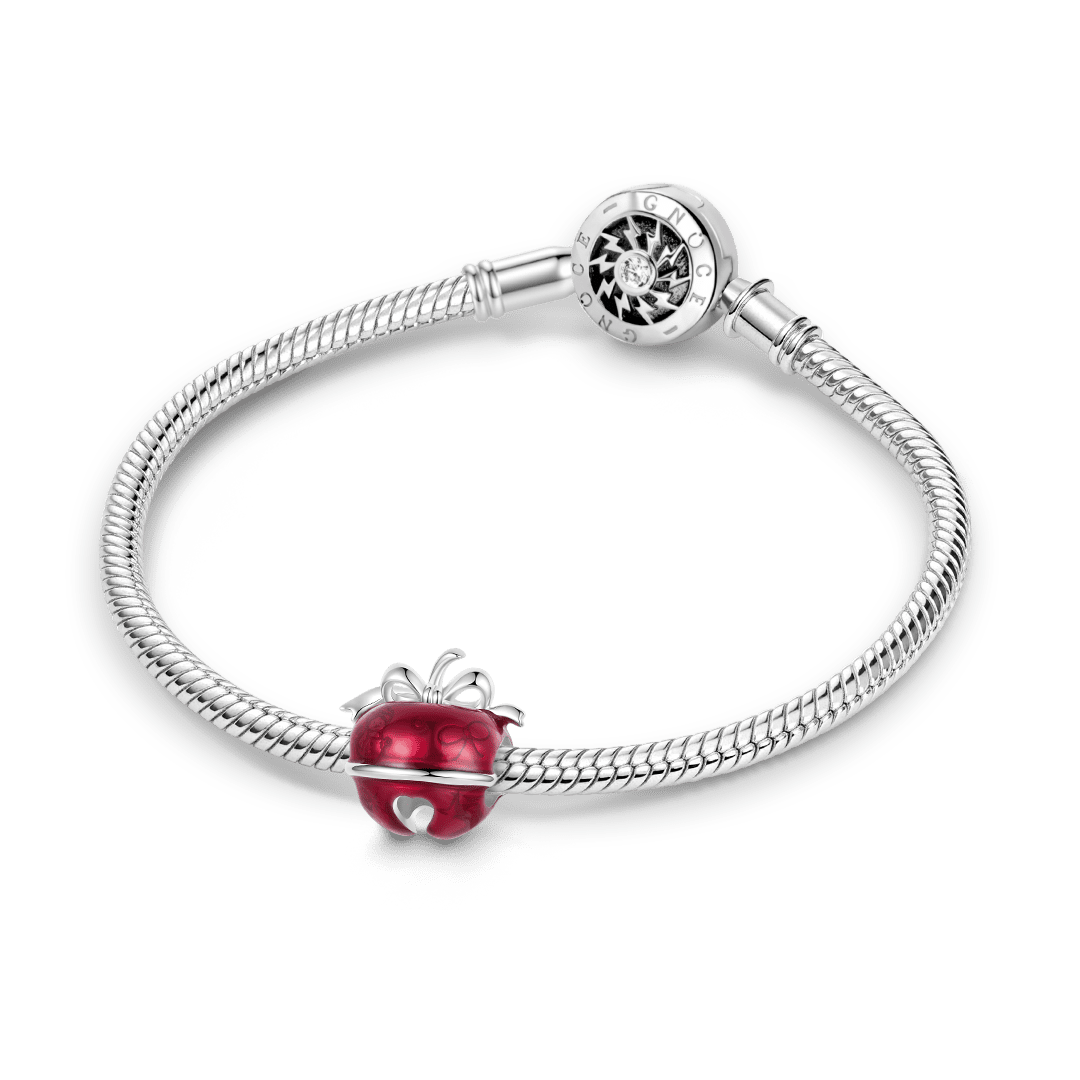 Gnoce Red Apple Pattern Bead Charm_3