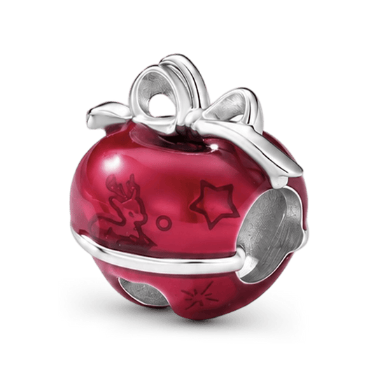 Gnoce Red Apple Pattern Bead Charm_1