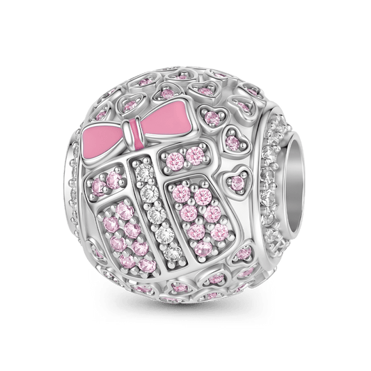 Gnoce Pink Christmas Series Bead Platinum-plated Silver Blend_1
