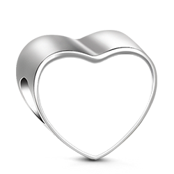 Gnoce "Always in My Heart "Adorable Heart Shape Engravable Personalized Photo Charm  to Friends, Families and Pets_4