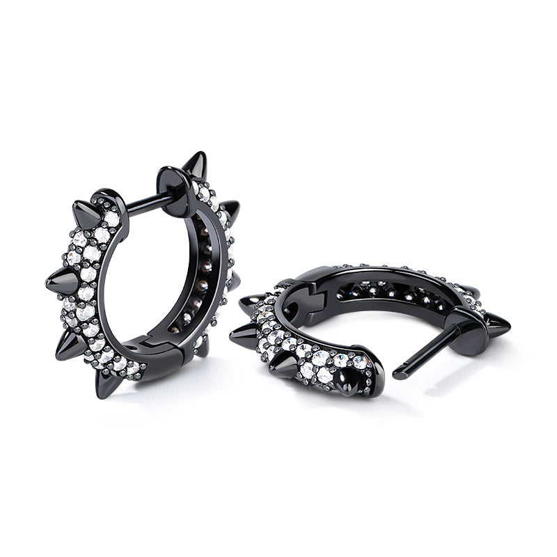 Gnoce Black Mohawk Earrings_2