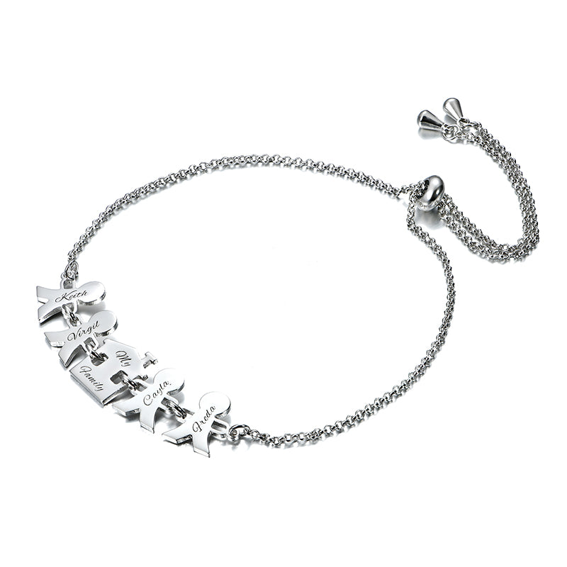 Gnoce "Harbour of Heart" PersonalizedLead-free ECO Copper Engravable Bracelet_4