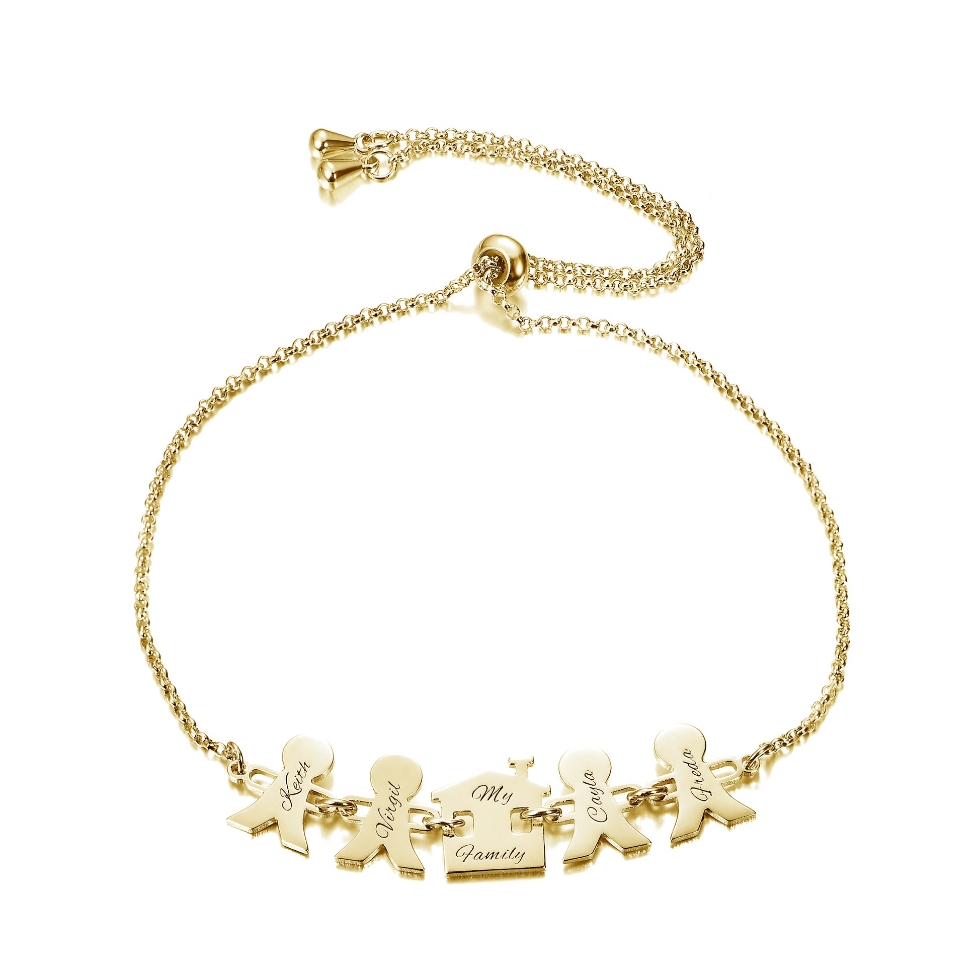 Gnoce "Harbour of Heart" Personalized Sterling Silver Engravable Bracelet_2