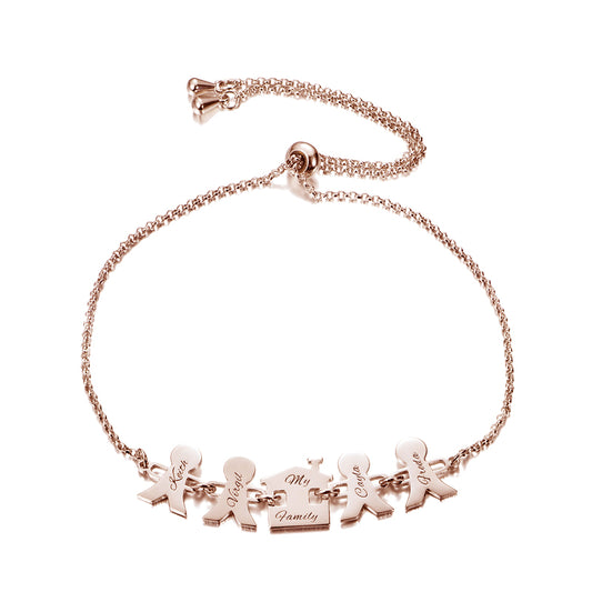 Gnoce "Harbour of Heart" PersonalizedLead-free ECO Copper Engravable Bracelet_1