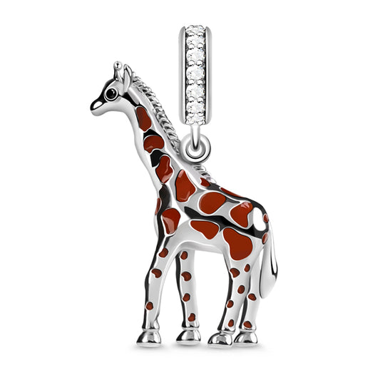 Gnoce Giraffe Pendant Platinum-plated Silver Blend_1