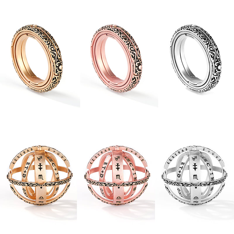 Gnoce Astronomical Sphere Ball Ring_2