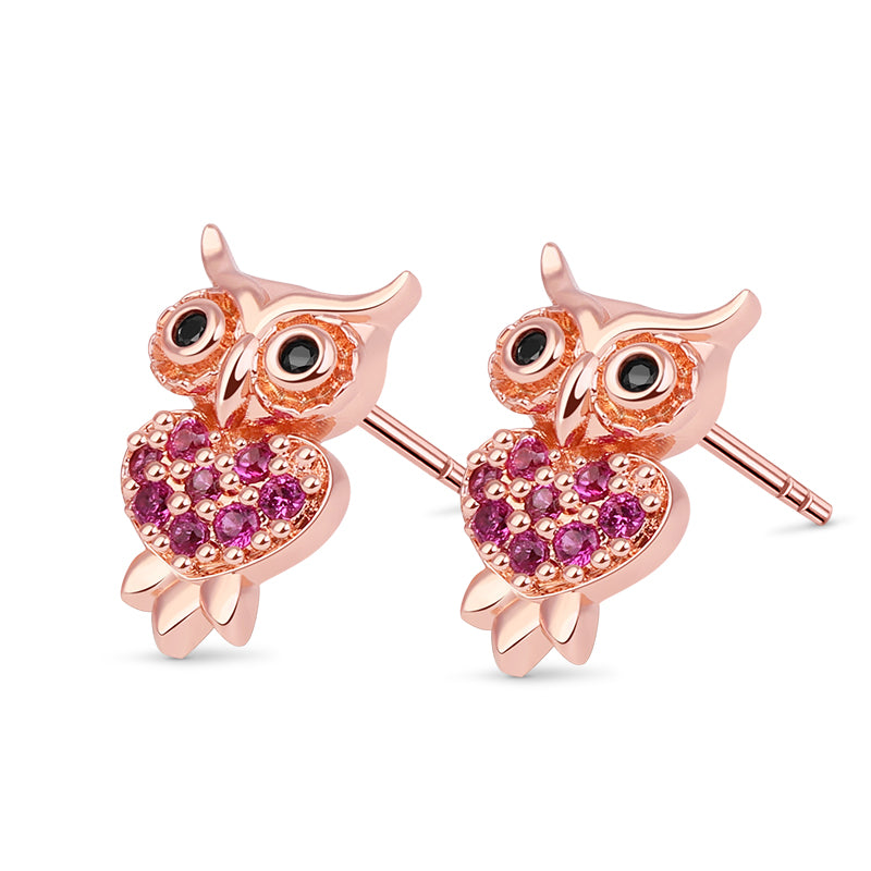 Gnoce Owl Stud Earring_1