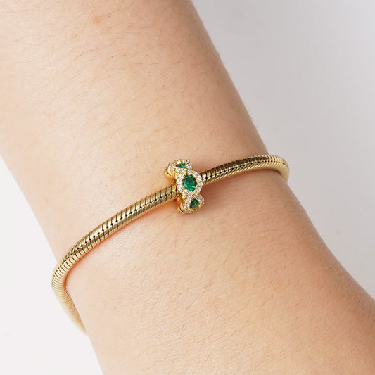 Gnoce Oval Cut Emerald Stopper for Charm_3